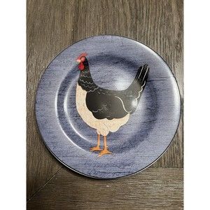 Warren Kimble Brandon House Country Quartet Blue Rooster Primitive 8"‎ Plate